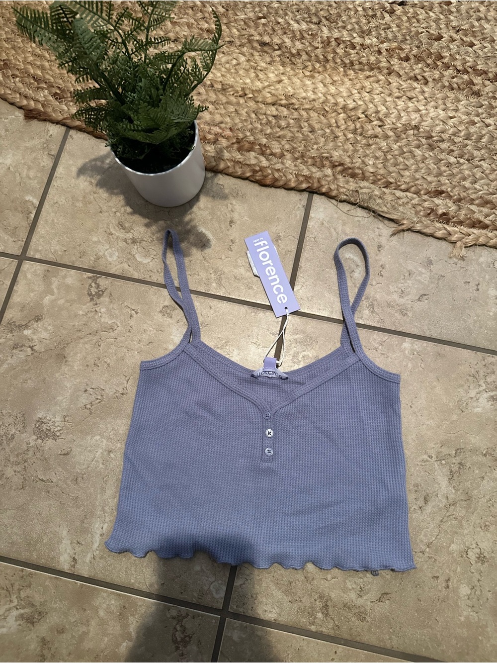 NWT KNIT CROP TANK